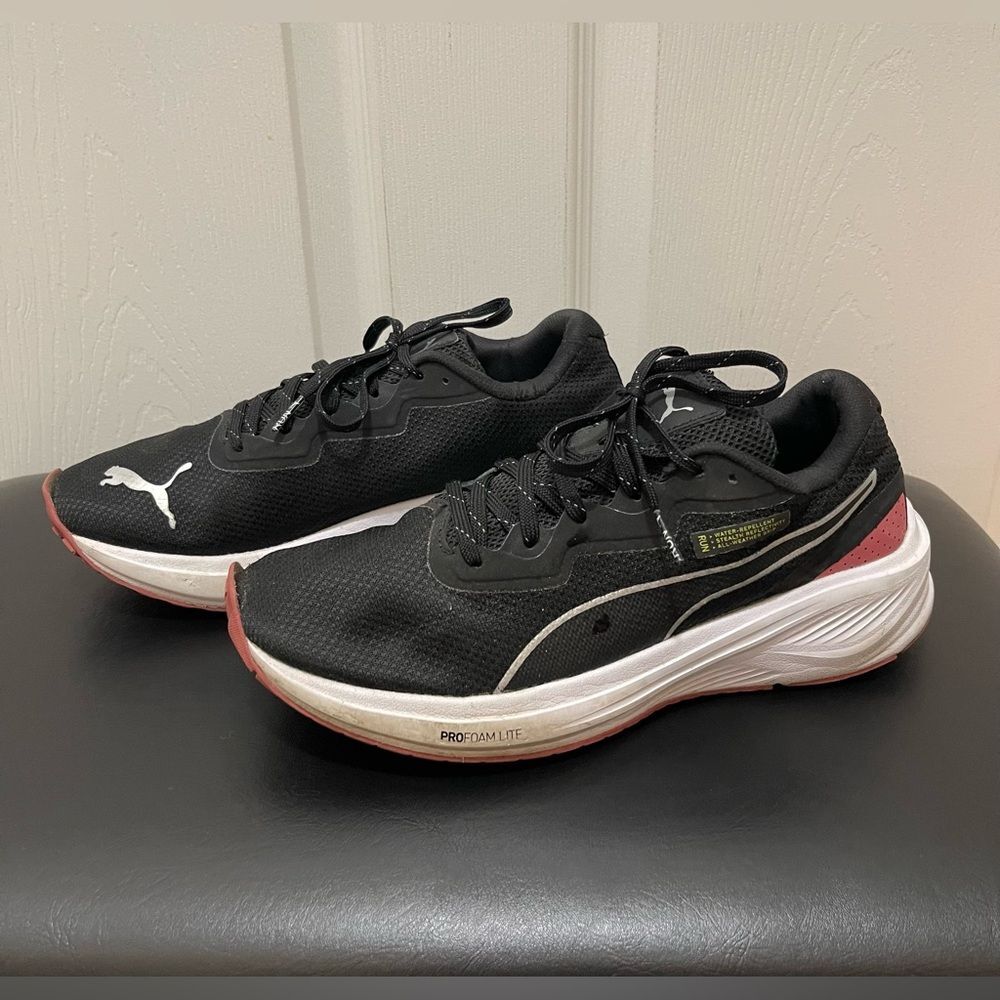 Puma Womens Running Shoes Sneakers Size 9 Pro Foam Lite Black